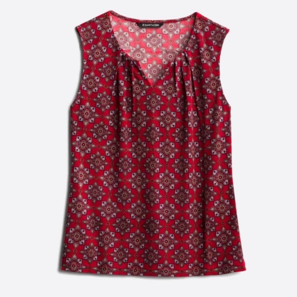 41 HAWTHORN Kadieann Split Neck Knit Top‎
